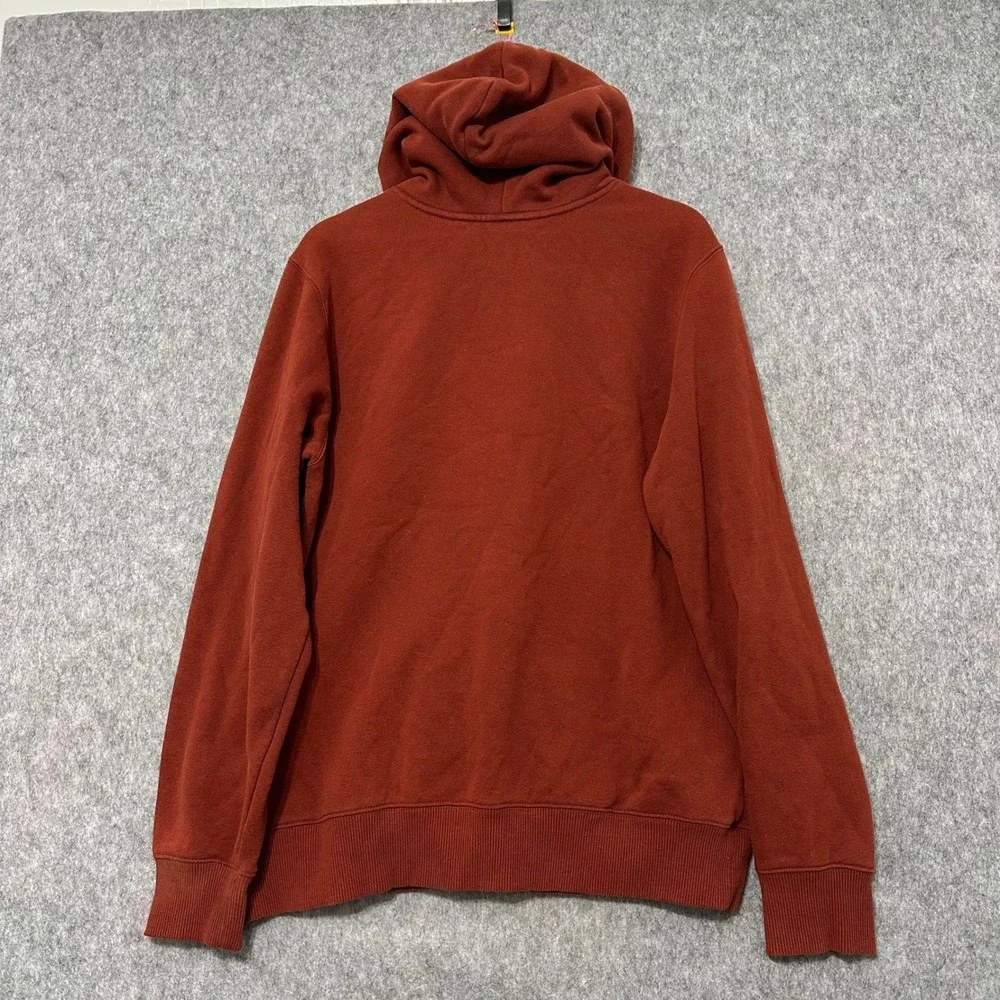 The North Face‎ Mens Graphic Logo Hoodie Sweatshirt Orange Size L Regular Fit